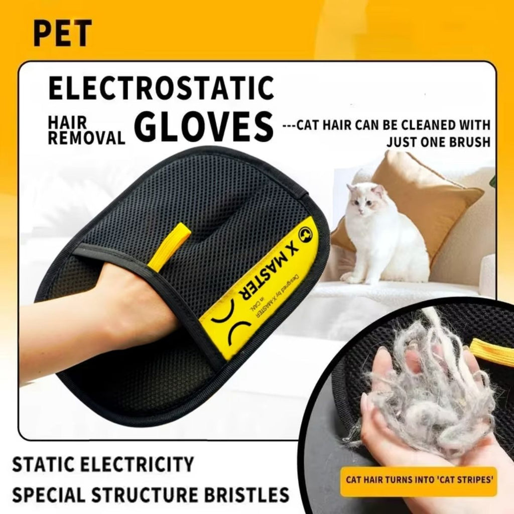 2-in-1 Pet Grooming & Hair Remover Glove