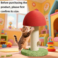 Mushroom Cat Scratcher & Mini Pet Villa