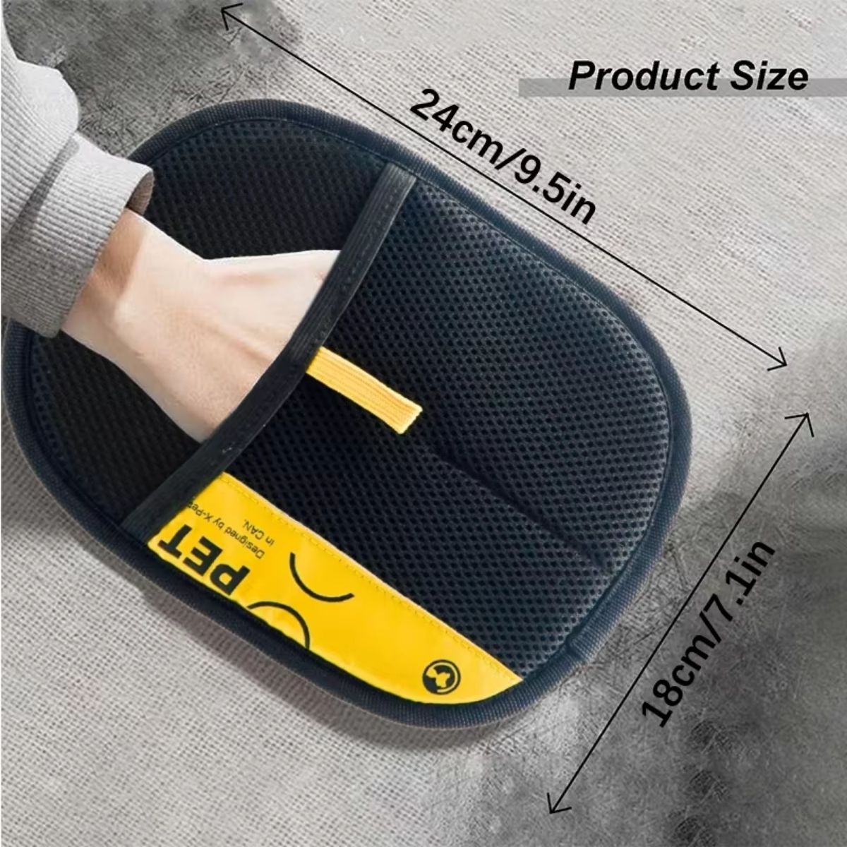 2-in-1 Pet Grooming & Hair Remover Glove